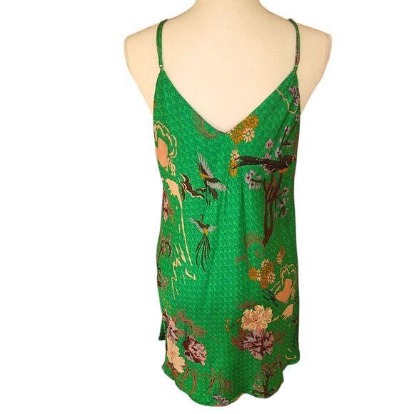 NEW zara blogger favorite green satin effect slip dress size XL (hard to find!) - Picture 7 of 11